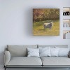 Trademark Fine Art - Marilyn Wendling  Sheep in Field IV Canvas Art - image 2 of 4