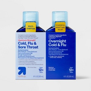 Relief Liquid Combo Pack for Cold & Sore Throat - 12 fl oz - up&up™ - 1 of 4