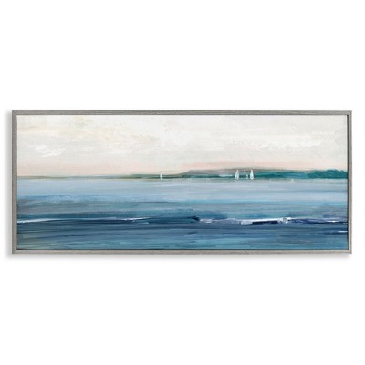 Stupell Industries Morning Sky Abstract Ocean, 30" x 13"