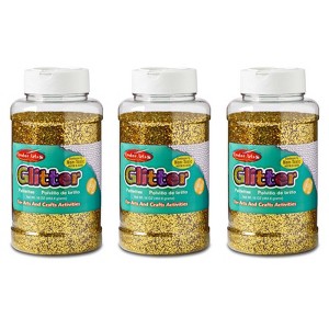 Charles Leonard Creative Arts™ Glitter, 1 lb. Bottle, Gold, Pack of 3 - 1 of 2