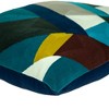 Parkland Collection,Zenza Contemporary Multicolor Pillow Cover With Poly Insert - 4 of 4
