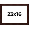 PosterPalooza | Distressed Brown Picture Frame - UV Acrylic, Backing Board, Hanging Hardware Included - 2 of 4