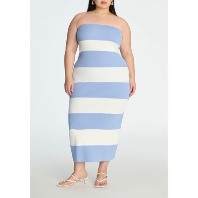 ELOQUII Women's Plus Size Tube Dress