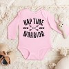 The Juniper Shop Nap Time Warrior Long Sleeve Bodysuit - 18M - Pink - 3 of 4