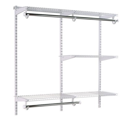  Rubbermaid FastTrack Pantry Kit, 4 Feet, White, Wire Closet  Shelving for Pantry Storage and Organization System: Home Office Storage  And Organization Products: Home & Kitchen