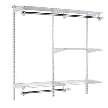 Rubbermaid FastTrack 0.787-in x 10.575-in x 12.567-in White 2-pack Plastic Shelf  Divider at
