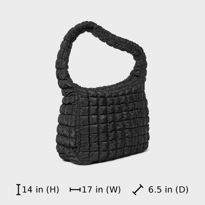 Сумки Wild Fable Puffer Hobo Shoulder Bag - Wild Fable™ Black — фото 6