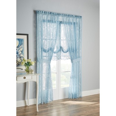 BrylaneHome Vintage Lace Rod-Pocket Panel
