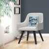 Abc Art 16 X 16 Decorative Throw Pillow by Trademark Fine Art - 3 of 4