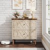 LITTLE TREE 2 Drawer Lateral File Cabinet Beige - 4 of 4