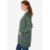 Woman Within Plus Size Perfect Longer-Length Cotton Cardigan - 4 of 4