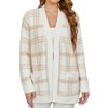 Snuggle Sac Women’s Open Front Cardigan with Pockets Soft Long Sleeve Knit Sweater for All Seasons - 2 of 4