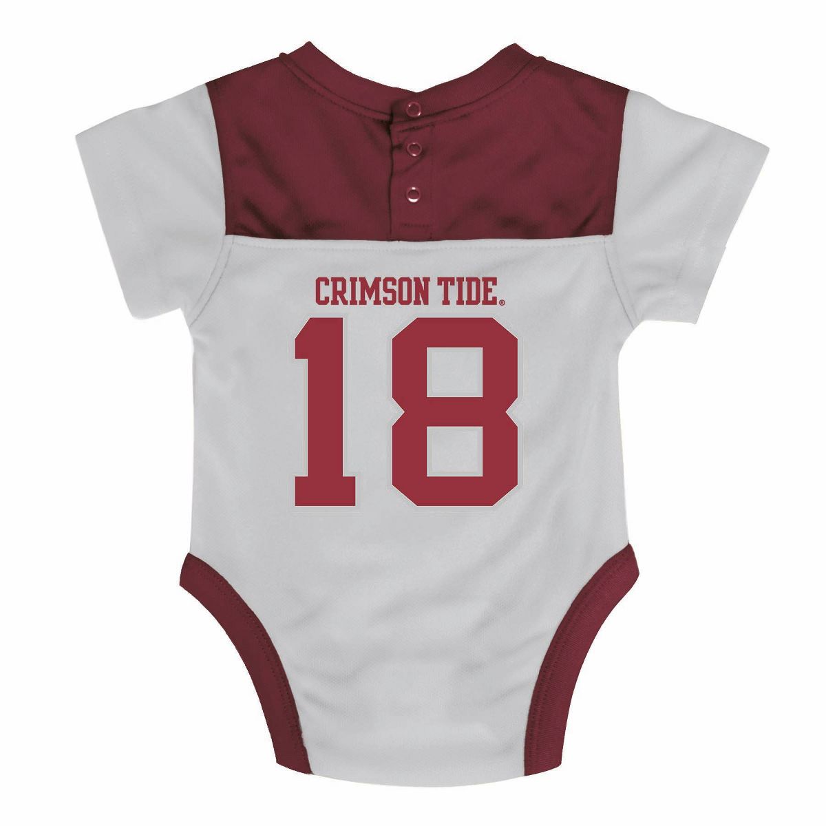 NCAA Alabama Crimson Tide Newborn 2pk Jersey Bodysuit - thumbnail 3