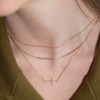 Bearfruit Jewelry Sterling Silver 18k Gold Plated Sharon Basic Chain Necklace - 2 of 2