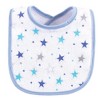 Luvable Friends Baby Boy Cotton Terry Bibs 10pk, Boy Elephant Stars, One Size - 2 of 4