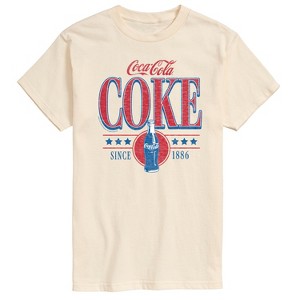 Men's - Coca-Cola - Patriotic Coke Collegiate Short Sleeve Graphic T-Shirt - 1 of 4