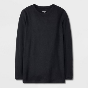 Men's Relaxed Fit Long Sleeve Scoop Thermal Underwear Shirt - Goodfellow & Co™ - 1 of 4