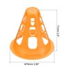 Unique Bargains Football Roller Skating Sports Training Agility Cones with Square Holes 50 Pcs - 2 of 4