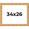 PosterPalooza | Embellished Gold Picture Frame - UV Acrylic, Backing Board, Hanging Hardware Included - 2 of 4