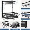 LunaLulinlk Organizer 2 Tier Slide Out Under Sink Shelf Cabinet Storage Shelf Under Sink Storage - 4 of 4