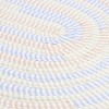 Colonial Mills Ticking Stripe Oval Braided Rug, Starlight 4'x6', Oval Shape - 2 of 2