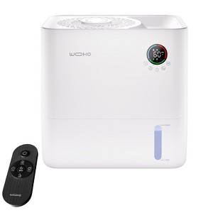 Yeego 5L Quiet No-Mist Humidifier: Top-fill, 14H timer, 5 speeds, aroma diffuser, no white dust, easy clean. Perfect for baby, home & office - 1 of 4