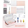 Paaaawaters Pencil Case,Large Capacity Pencil Pouch,Aesthetic Zipper Pencil Box, Back to School Supplies for College Student Teen Adults - 4 of 4