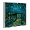 Stupell Industries Classic Starry Night Over Rhone Van Gogh Framed Giclee Art - 2 of 4