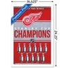 Trends International NHL Detroit Red Wings - Champions 23 Framed Wall Poster Prints - 3 of 4