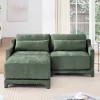 Christopher Knight Home Conrad 73" Chenille Upholstered L-Shape Sectional Sofa - 2 of 4