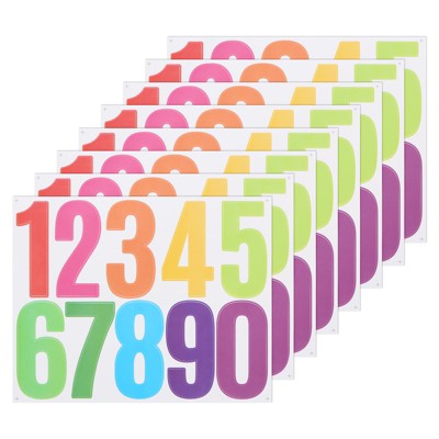 Unique Bargains Waterproof Vinyl Self-Adhesive Mailbox Number Stickers