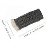Unique Bargains Pair Women's Winter Lace Trim Fingerless Thumbhole Stretchy Knitted Gloves - 3 of 4