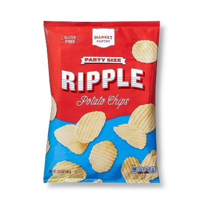 Ripple Potato Chips Party Size - 13.5oz - Market Pantry™