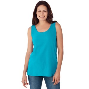 Woman Within Plus Size Scoopneck Tank - 1 of 4