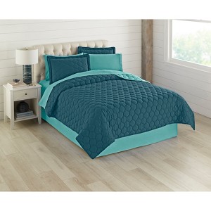 BrylaneHome BH Studio Reversible Quilt - 1 of 4