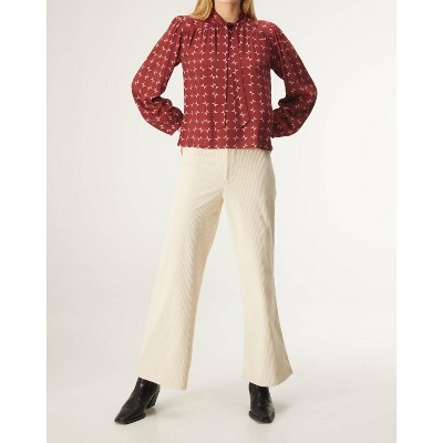 Women's Jenna Retro Geometric Print Blouse - Compania Fantastica