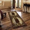 LunaLulinlk Nature's Nest Bear Multi 5 ft. 3 in. x 7 ft. 3 in. Lodge Area Rug - 4 of 4
