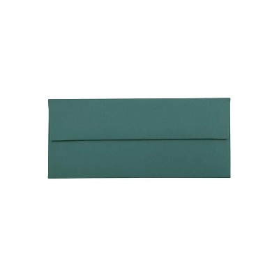 JAM Paper #10 Business Envelopes 4.125 x 9.5 Teal Bulk 500/Box (63924024h)