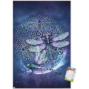 Trends International Brigid Ashwood - Celtic Dragonfly Unframed Wall Poster Prints - 1 of 4