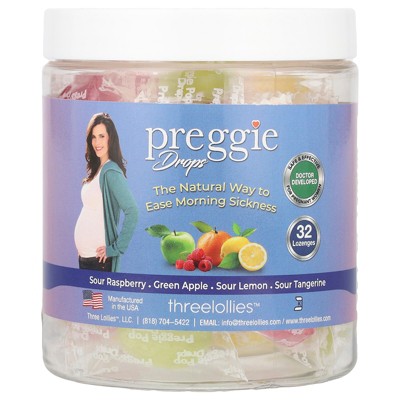 Preggie Drops, Assorted, 32 Lozenges