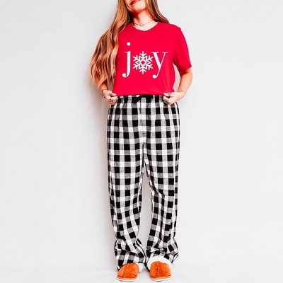 Simply Sage Market Women's Joy Snowflake Pajama Set