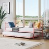 Daybed Frame, Twin Size Metal Platform Bed with Headboard,Heavy Duty Steel Slats Support for Living Room Bedroom Guest Room, Easy Assembly - 2 of 4