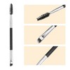 Unique Bargains Soft Double Sided Angled Eyebrow Brush Eyelash Extension Brush for Women Eye Makeup - 2 of 4