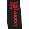 Chucky Time To Play Men's Black Sleep Pajama Pants - 2 of 4