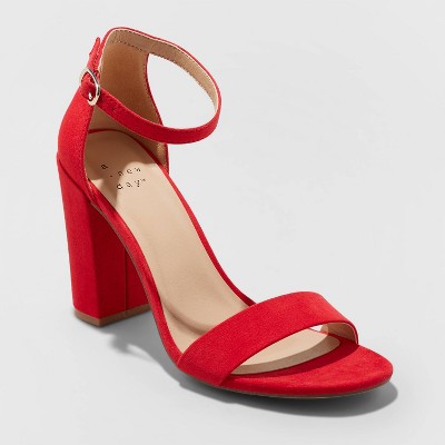 wide width block heel sandals