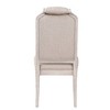 Acme Furniture Wynsor Dining Chairs Armless Fabric/Vintage Bone White Finish - 2 of 4