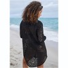 VENUS Womens Lace Cover-Up Button Down - 3 of 4
