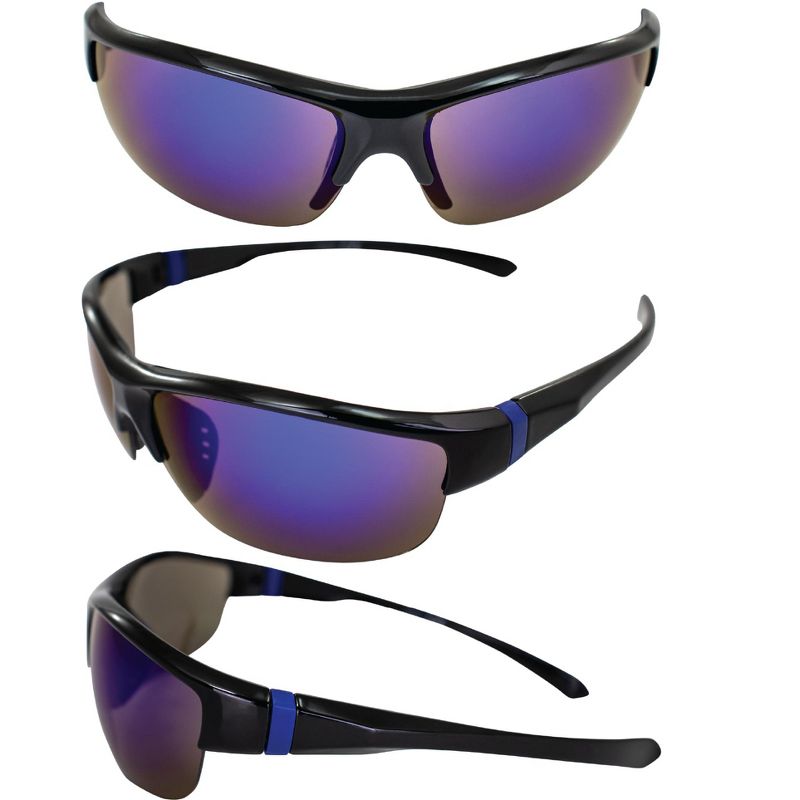 2 Pairs of AlterImage Guardian Sunglasses with Blue Mirror, Red Mirror Lenses, 3 of 7