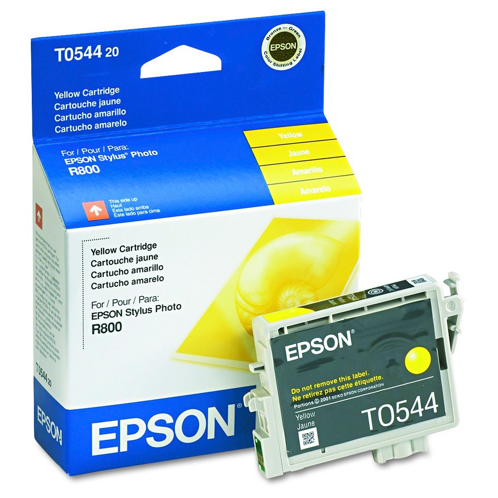 UPC 010343848955 product image for Epson 54 Single Ink Cartridge - Yellow (EPST054420) | upcitemdb.com