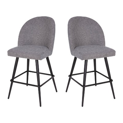 Taylor & Logan 2pk Alita Counter Height Barstools